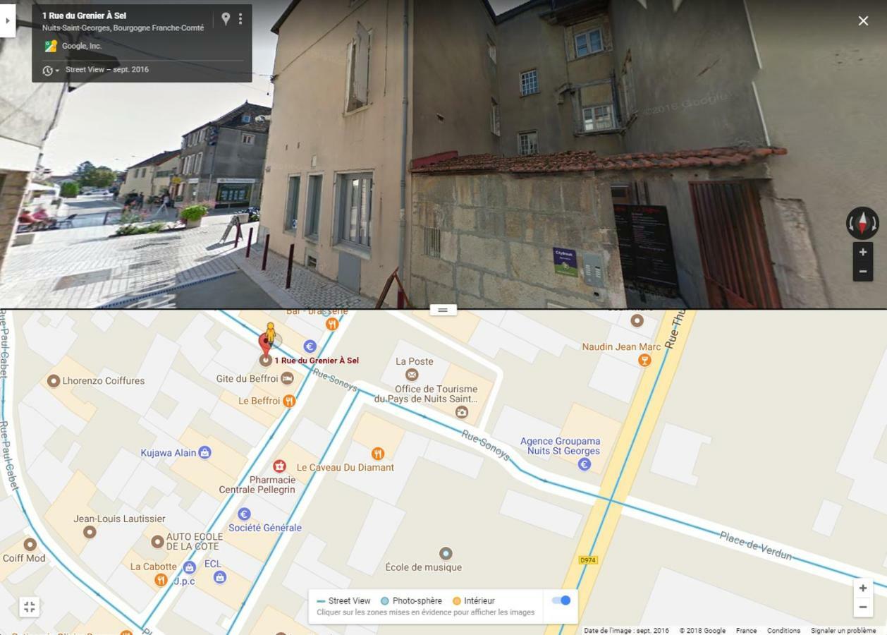 Gites Du Beffroi Нюи-Сен-Жорж Экстерьер фото